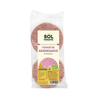 Tortas de Arroz con yogur y arandano Bio Sol Natural