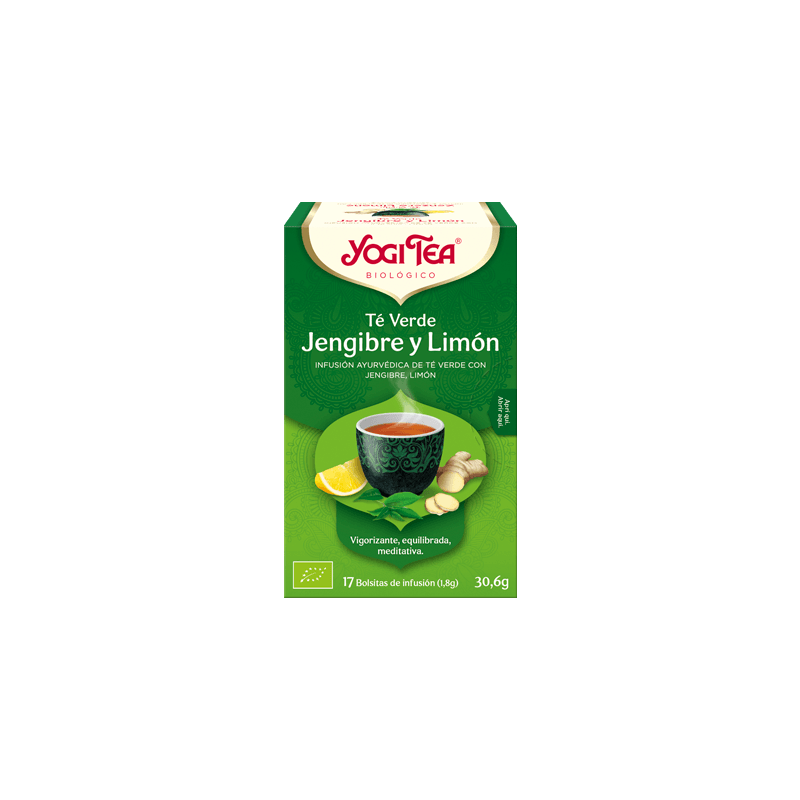 Yogi Tea Verde Jengibre y Limon
