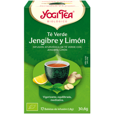 Yogi Tea Verde Jengibre y Limon