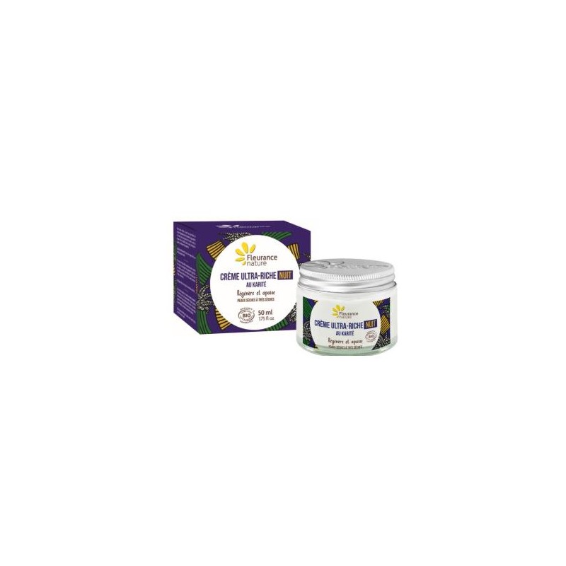 Crema de Noche Ultra Rica con Karite Bio Fleurance Nature