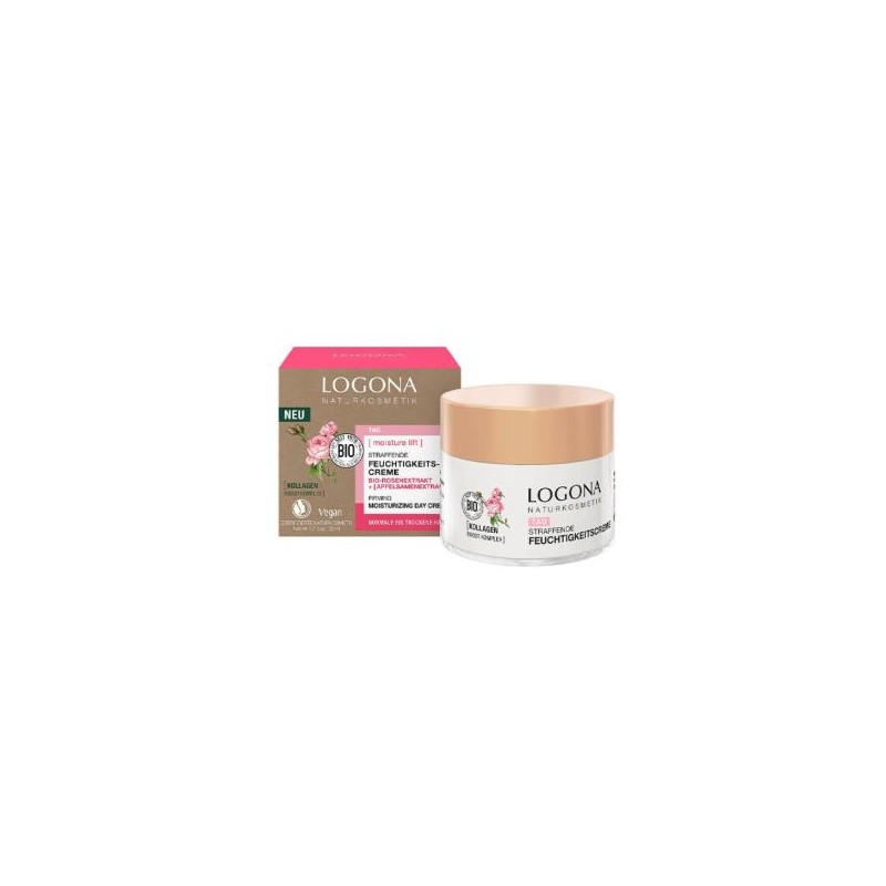 Crema de Dia Rosas y Semillas de manzana Logona