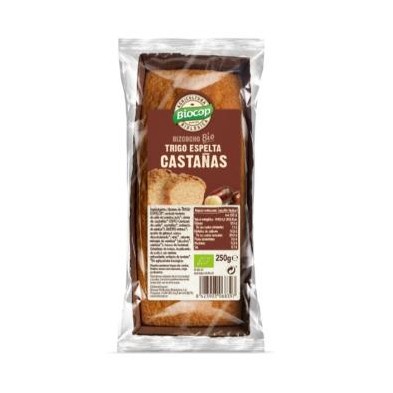 Bizcocho de Trigo espelta y Castañas Bio Biocop