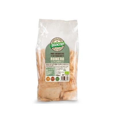Mini Crackers de Trigo y Romero Bio Biocop