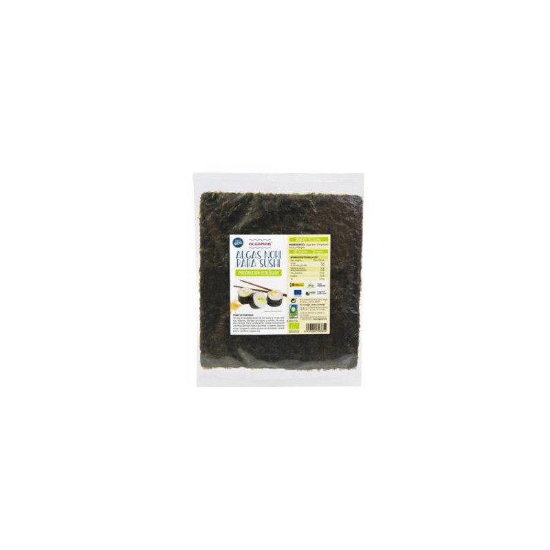 Alga Nori para Sushi Bio Algamar