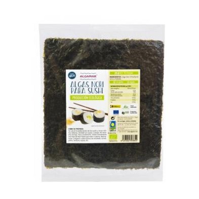 Alga Nori para Sushi Bio Algamar