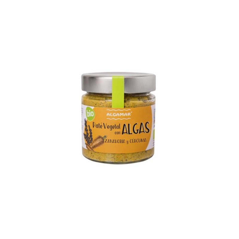 Pate de Algas Zanahoria y Curcuma Bio Algamar