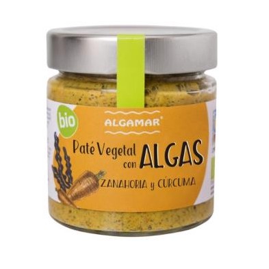Pate de Algas Zanahoria y Curcuma Bio Algamar