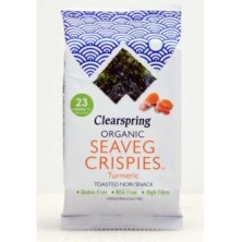 Snack aux algues nori et au curcuma Clearspring