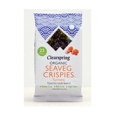 Alga Nori con Curcuma Snack Clearspring