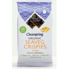 Snack aux algues nori et au gingembre Clearspring