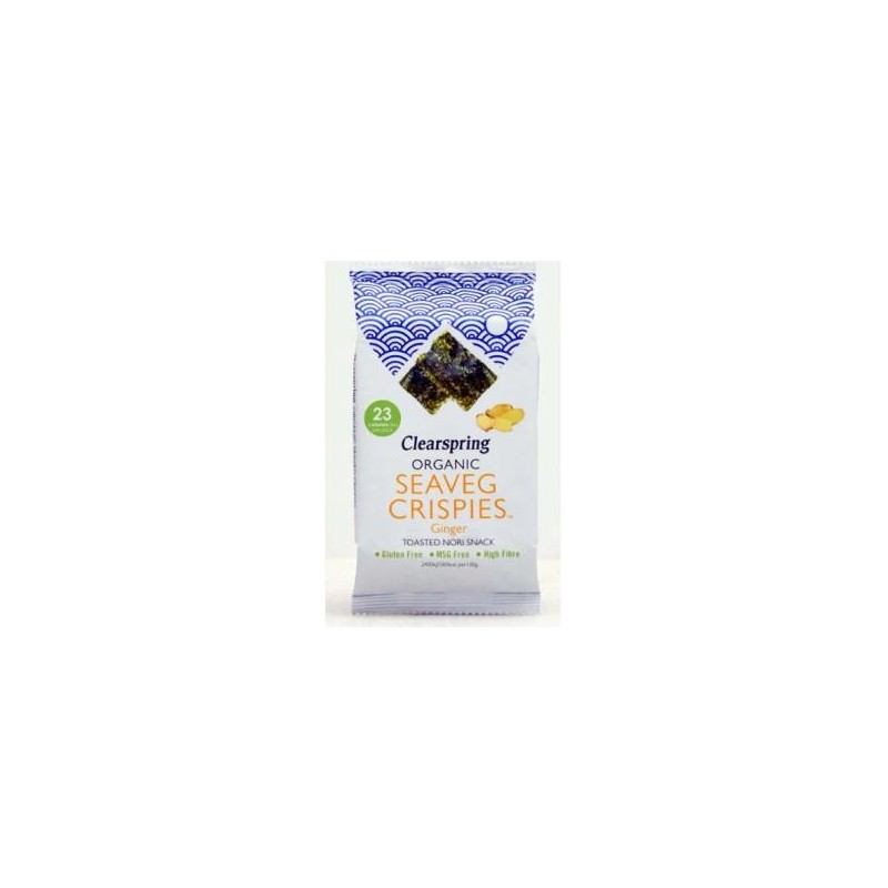Alga Nori con Jengibre Snack Clearspring