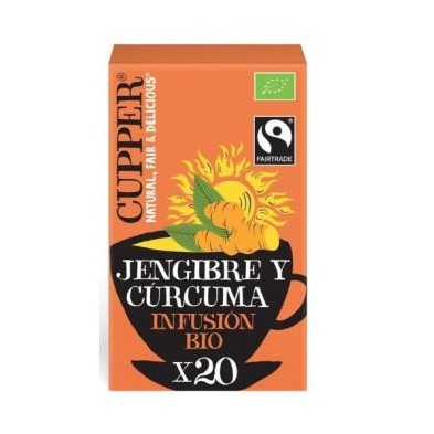 Jengibre y Curcuma Infusion Bio Cupper