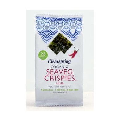 Alga Nori Tostada con Chili Snack Clearspring