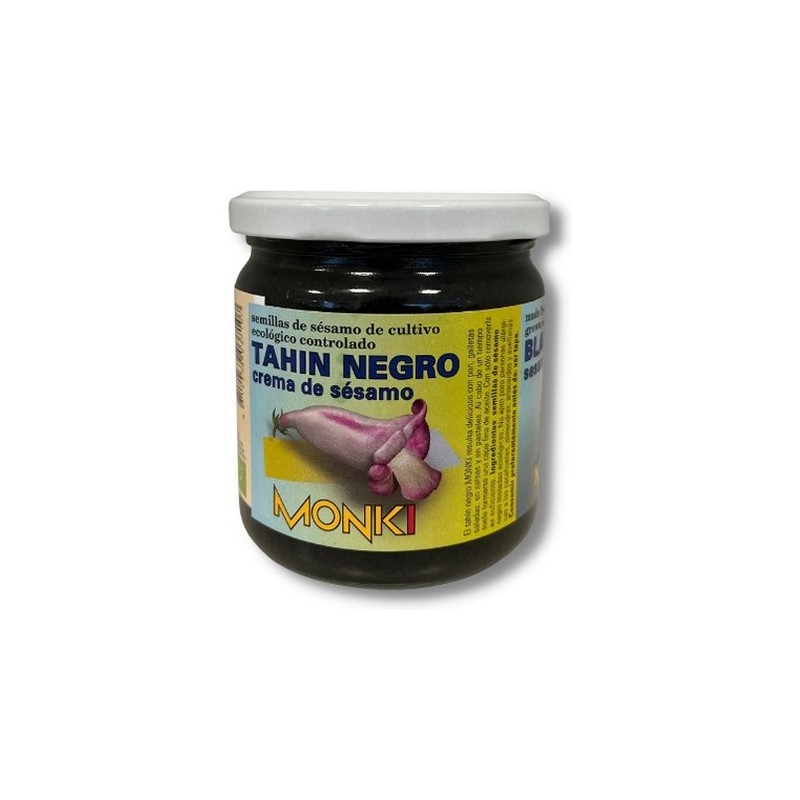 Tahin de sésamo negro Bio sin sal Monki