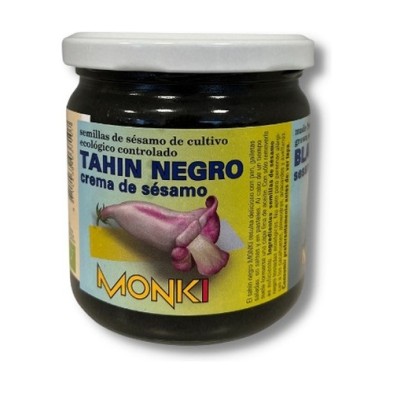 Tahin de sésamo negro Bio sin sal Monki