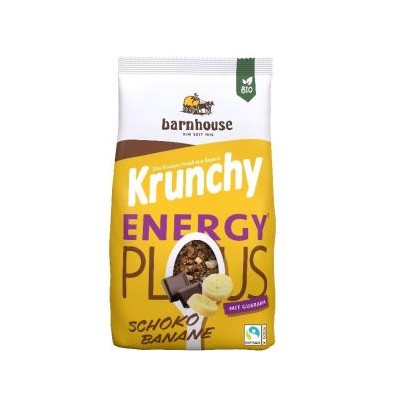 Muesli Krunchy Energy Plus Choco Plátano Bio Barnhouse