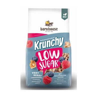 Muesli Krunchy Low Sugar Frutos Rojos Bio Barnhouse