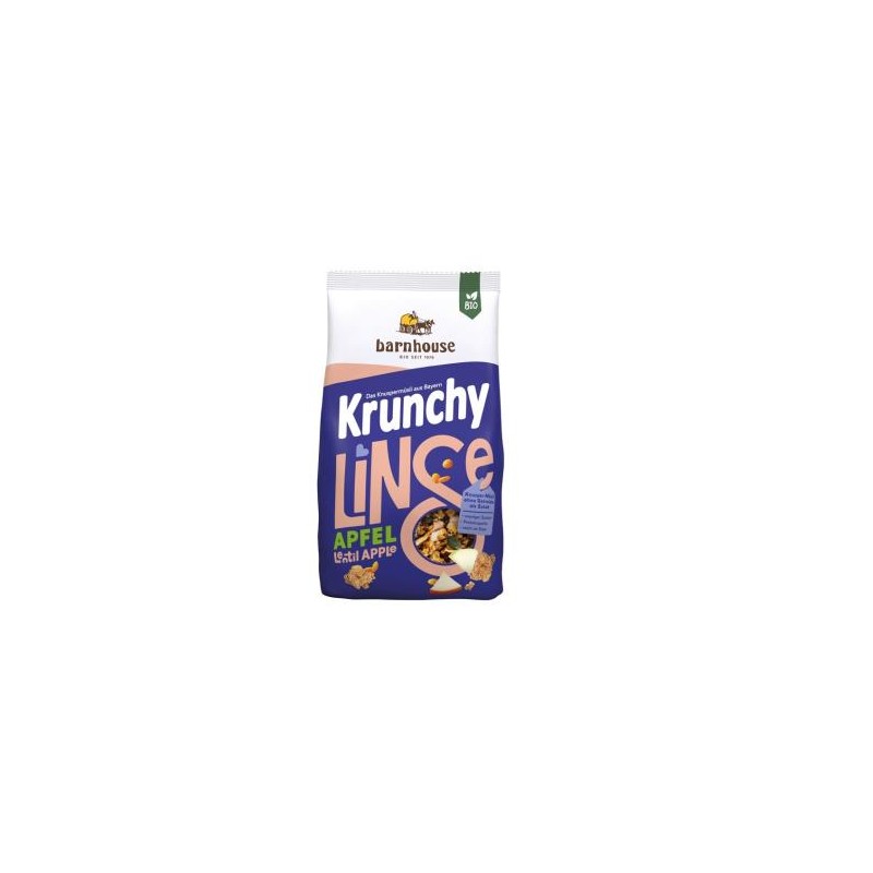 Muesly Krunchy Proteico Lenteja-manzana Bio Barnhouse
