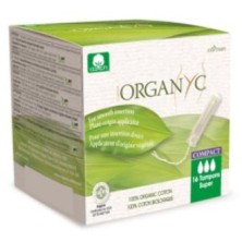 Super Tampons avec applicateur Compact Organyc