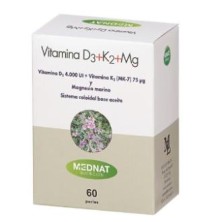 Vitamine D3, K2 et Magnésium Mednat