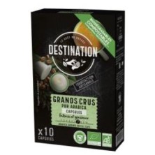 Capsulas Cafe Puro Arabica Grands Crus Bio Destination