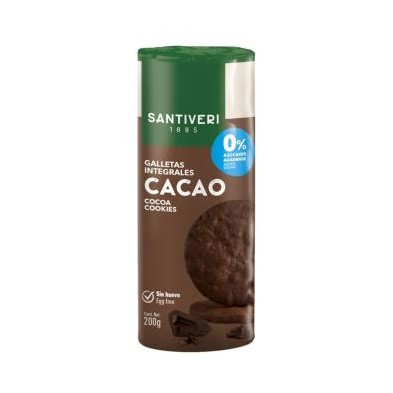 Galletas Integrales Cacao 0% Azucares Santiveri