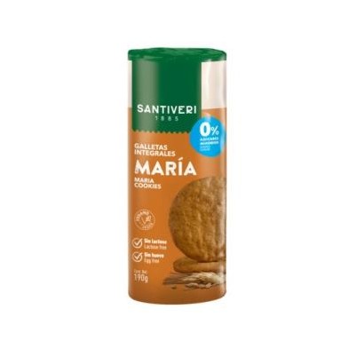 Galletas Integrales Maria 0% Azucares Santiveri Galletas Integrales Maria 0% Azucares Santiveri