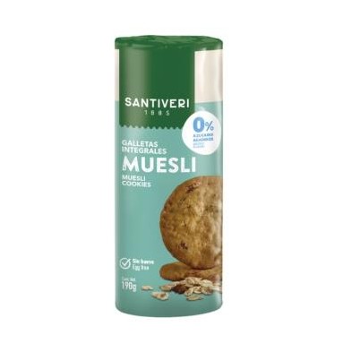 Galletas Integrales Muesli 0% Azucares Santiveri