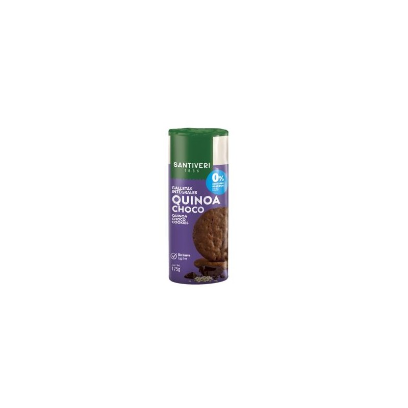 Galletas Integrales Quinoa Choco 0% Azucares Santiveri
