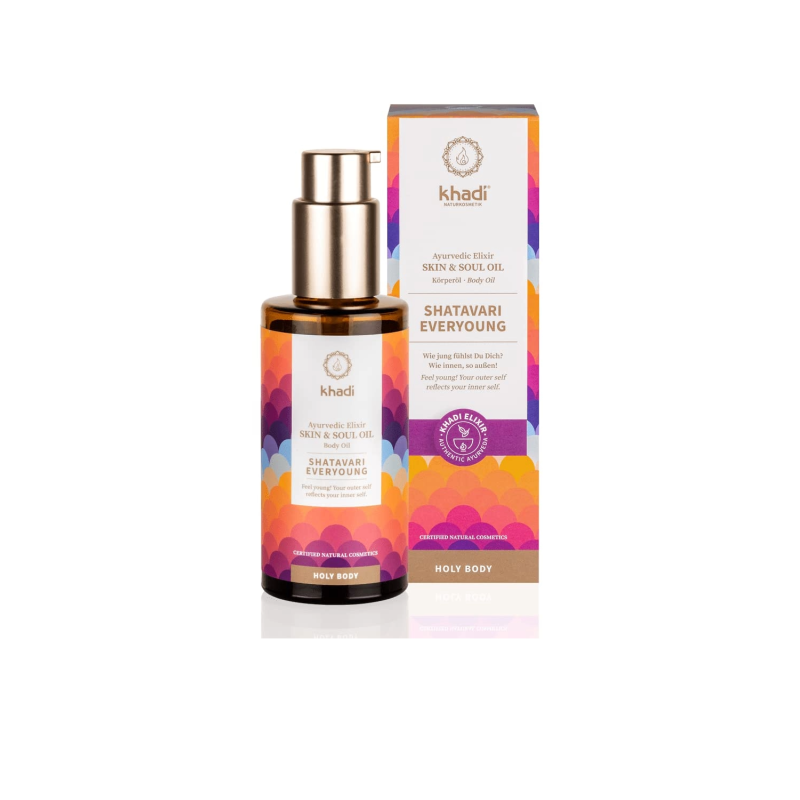 Aceite Elixir Ayurveda Shatavari Antiedad Khadi
