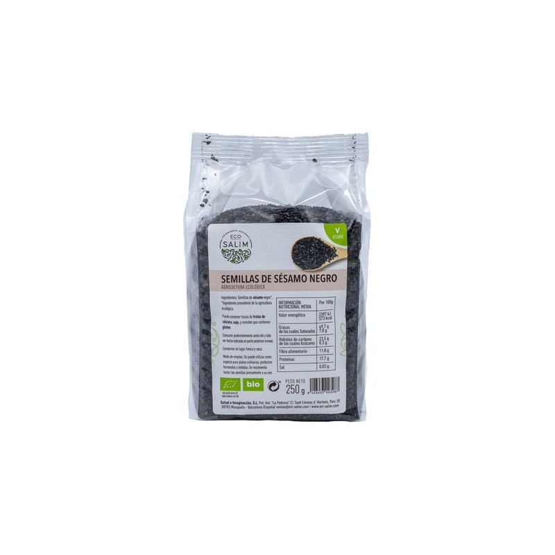 Semillas de Sésamo negro Bio Eco salim
