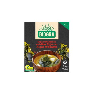 Sopa Miso con Alga Wakame Biogra