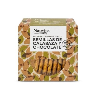 Barritas De Semillas De Calabaza Y Chocolate Natwins
