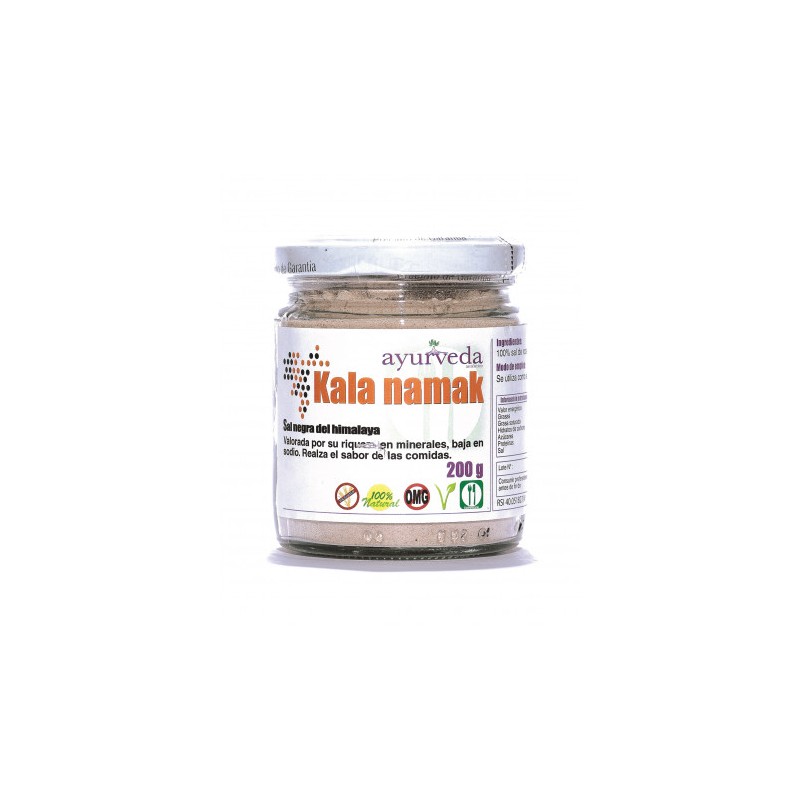 Kala namak sal negra del himalaya ayurveda