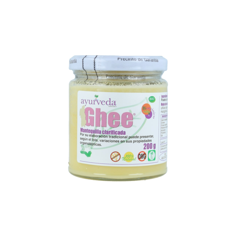 Ghee mantequilla clarificada bio ayurveda