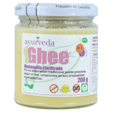 Ghee mantequilla clarificada bio ayurveda
