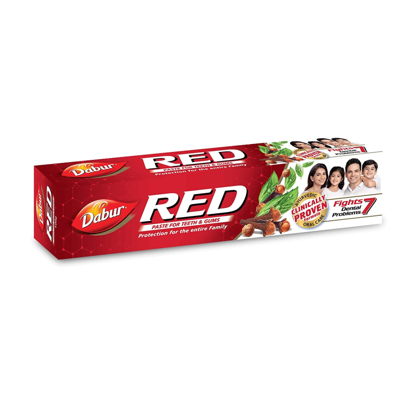 Dentifrico ayurvedico rojo red Dabur