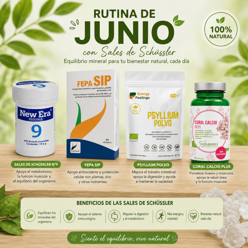 Rutina Mes de Junio + Schussler