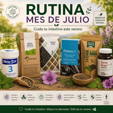 Rutina Mes de Julio + Schussler + Plantas Medicinales