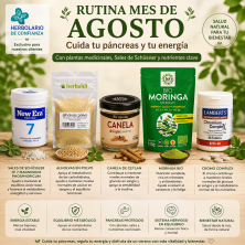Rutina de Agosto + Sales de Schussler + Plantas Medicinales